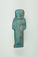 Worker Shabti of Henettawy (C), Daughter of Isetemkheb, Faience