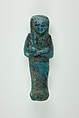 Worker Shabti of Henettawy (C), Daughter of Isetemkheb, Faience
