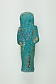 Worker Shabti of Henettawy (C), Daughter of Isetemkheb, Faience