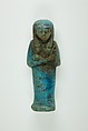 Worker Shabti of Henettawy (C), Daughter of Isetemkheb, Faience