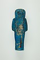Worker Shabti of Henettawy (C), Daughter of Isetemkheb, Faience