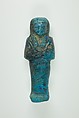 Worker Shabti of Henettawy (C), Daughter of Isetemkheb, Faience