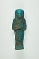 Worker Shabti of Henettawy (C), Daughter of Isetemkheb, Faience