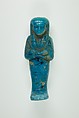 Worker Shabti of Henettawy (C), Daughter of Isetemkheb, Faience