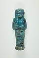 Worker Shabti of Henettawy (C), Daughter of Isetemkheb, Faience