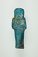 Worker Shabti of Henettawy (C), Daughter of Isetemkheb, Faience