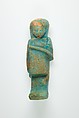 Overseer Shabti of Henettawy (C), Daughter of Isetemkheb, Faience