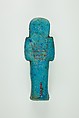 Worker Shabti of Henettawy (C), Daughter of Isetemkheb, Faience