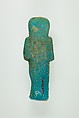 Worker Shabti of Henettawy (C), Daughter of Isetemkheb, Faience