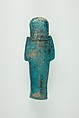 Worker Shabti of Henettawy (C), Daughter of Isetemkheb, Faience