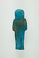 Worker Shabti of Henettawy (C), Daughter of Isetemkheb, Faience