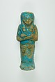 Worker Shabti of Henettawy (C), Daughter of Isetemkheb
, Faience