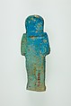 Worker Shabti of Henettawy (C), Daughter of Isetemkheb, Faience