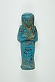 Worker Shabti of Henettawy (C), Daughter of Isetemkheb
, Faience