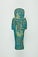 Worker Shabti of Henettawy (C), Daughter of Isetemkheb, Faience