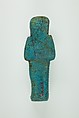 Worker Shabti of Henettawy (C), Daughter of Isetemkheb, Faience