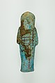 Worker Shabti of Henettawy (C), Daughter of Isetemkheb, Faience