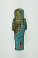 Worker Shabti of Henettawy (C), Daughter of Isetemkheb, Faience