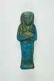Worker Shabti of Henettawy (C), Daughter of Isetemkheb, Faience