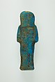 Worker Shabti of Henettawy (C), Daughter of Isetemkheb, Faience
