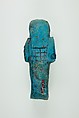 Worker Shabti of Henettawy (C), Daughter of Isetemkheb, Faience