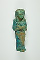 Worker Shabti of Henettawy (C), Daughter of Isetemkheb, Faience