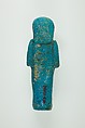 Worker Shabti of Henettawy (C), Daughter of Isetemkheb, Faience