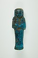 Worker Shabti of Henettawy (C), Daughter of Isetemkheb, Faience