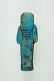 Worker Shabti of Henettawy (C), Daughter of Isetemkheb, Faience
