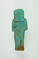 Worker Shabti of Henettawy (C), Daughter of Isetemkheb, Faience