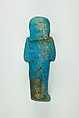 Worker Shabti of Henettawy (C), Daughter of Isetemkheb, Faience