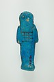 Worker Shabti of Henettawy (C), Daughter of Isetemkheb, Faience