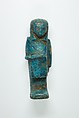 Overseer Shabti of Henettawy (C), Daughter of Isetemkheb, Faience