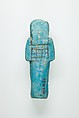 Worker Shabti of Henettawy (C), Daughter of Isetemkheb, Faience
