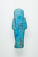 Worker Shabti of Henettawy (C), Daughter of Isetemkheb, Faience