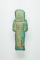 Worker Shabti of Henettawy (C), Daughter of Isetemkheb, Faience