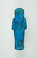 Worker Shabti of Henettawy (C), Daughter of Isetemkheb, Faience