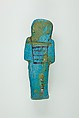 Worker Shabti of Henettawy (C), Daughter of Isetemkheb, Faience