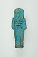 Worker Shabti of Henettawy (C), Daughter of Isetemkheb, Faience