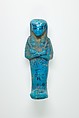 Worker Shabti of Henettawy (C), Daughter of Isetemkheb, Faience