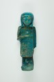 Overseer Shabti of Henettawy (C), Daughter of Isetemkheb, Faience