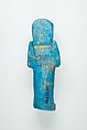 Worker Shabti of Henettawy (C), Daughter of Isetemkheb, Faience