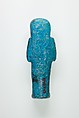 Worker Shabti of Henettawy (C), Daughter of Isetemkheb, Faience