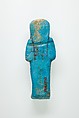 Worker Shabti of Henettawy (C), Daughter of Isetemkheb, Faience