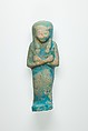 Worker Shabti of Henettawy (C), Daughter of Isetemkheb, Faience