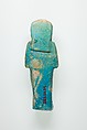 Worker Shabti of Henettawy (C), Daughter of Isetemkheb, Faience