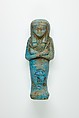 Worker Shabti of Henettawy (C), Daughter of Isetemkheb, Faience