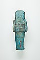 Worker Shabti of Henettawy (C), Daughter of Isetemkheb, Faience