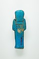 Worker Shabti of Henettawy (C), Daughter of Isetemkheb, Faience