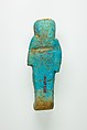 Worker Shabti of Henettawy (C), Daughter of Isetemkheb, Faience